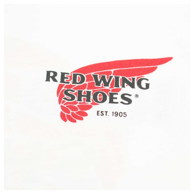 Red Wing Logo Tee White