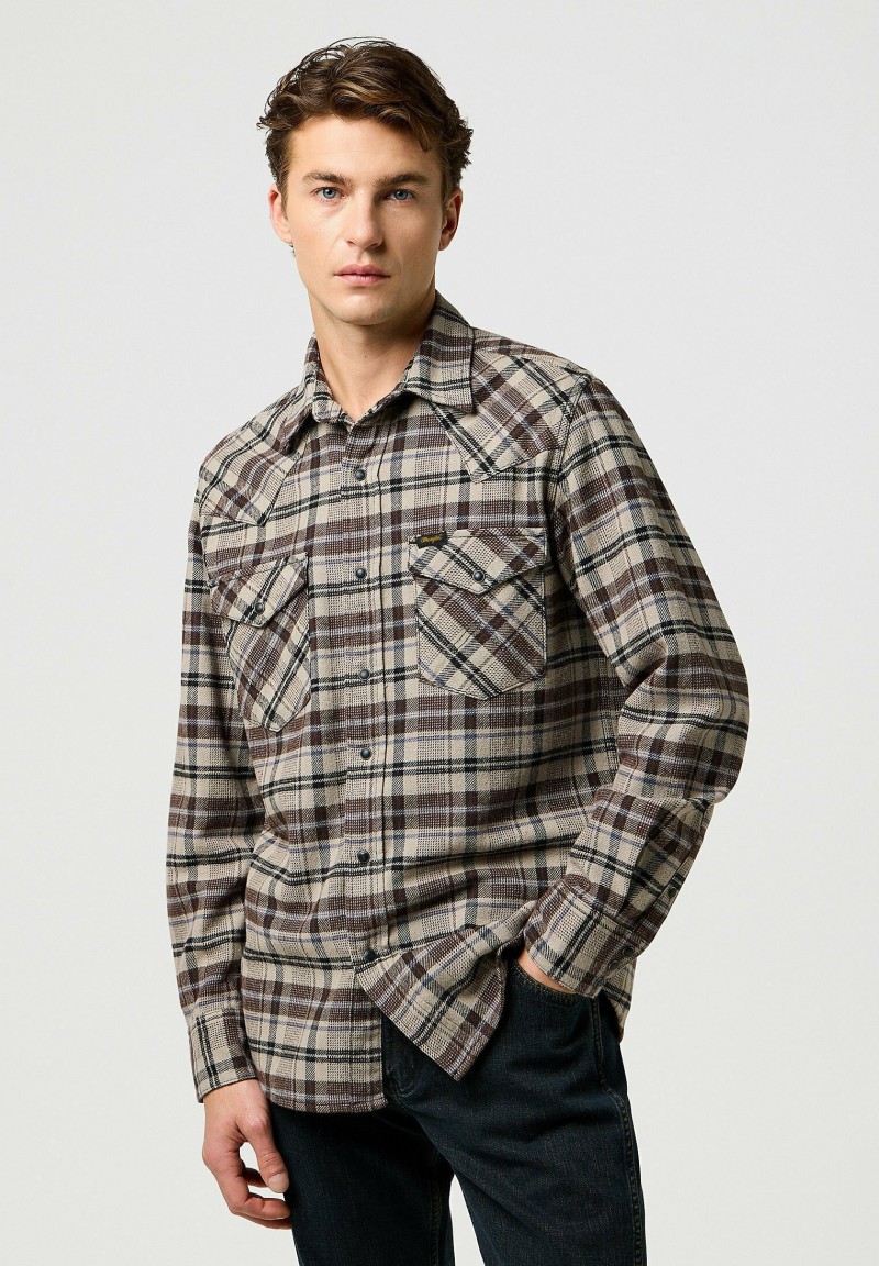 Wrangler Wester Shirt Rich Black