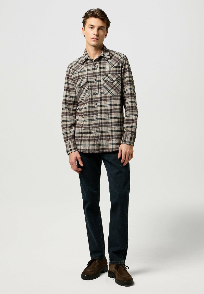 Wrangler Wester Shirt Rich Black