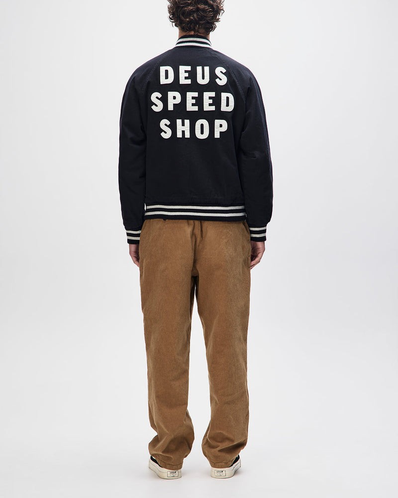 Deus Ex Machina Stadium Jacket Black
