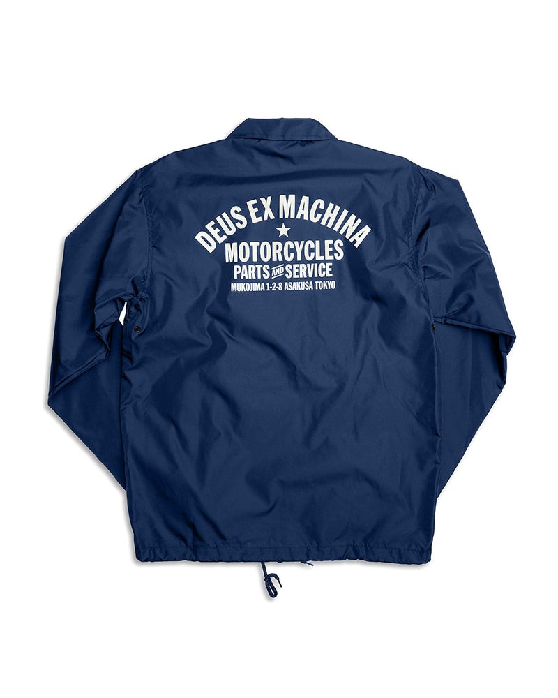 Deus Ex Machina Tokyo Coach Jacket Navy