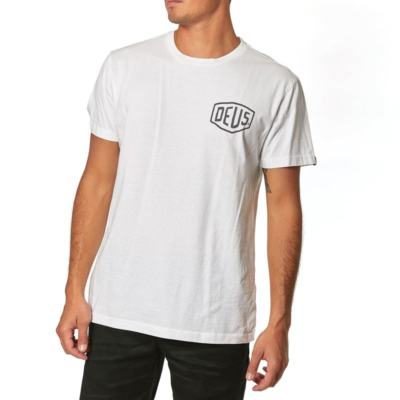 Deus Ex Machina Venice Address Tee White