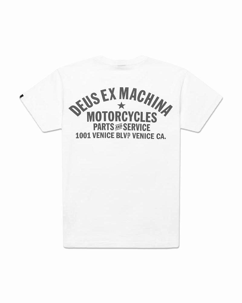 Deus Ex Machina Venice Address Tee White