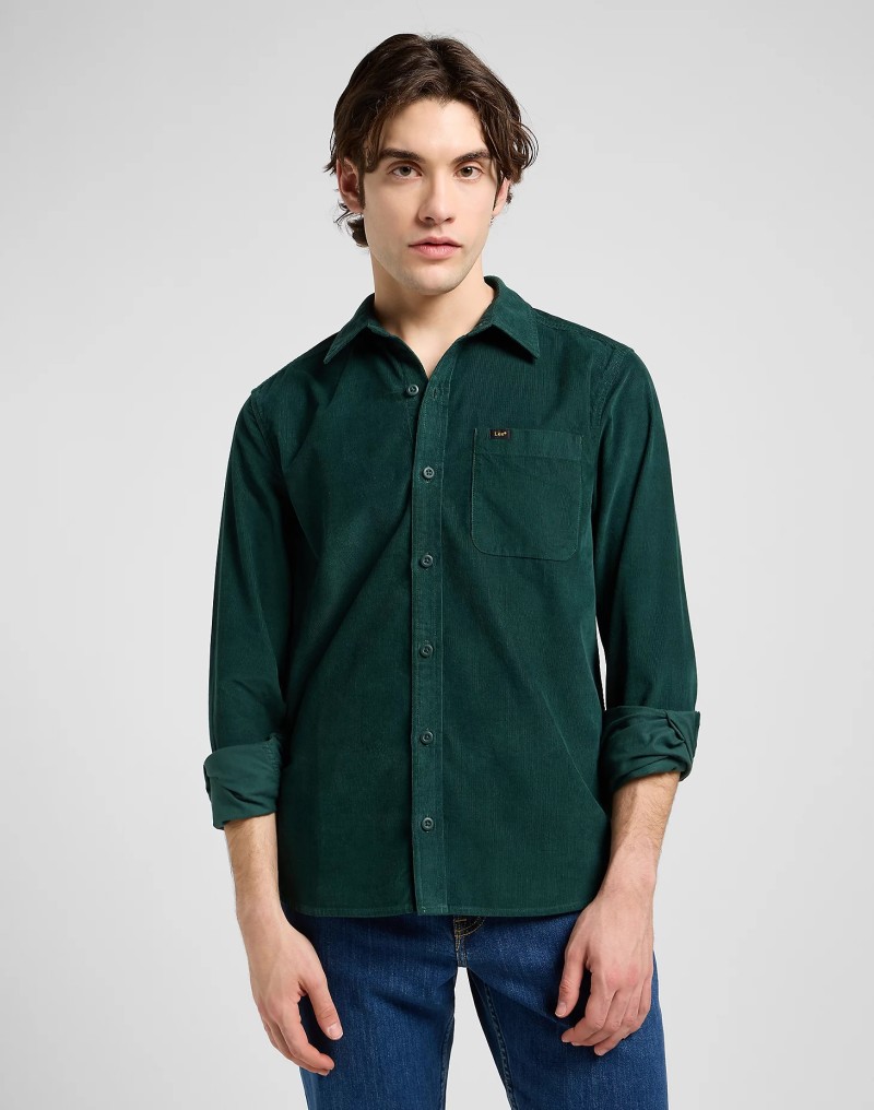 Lee Leesure Shirt Jade Forest