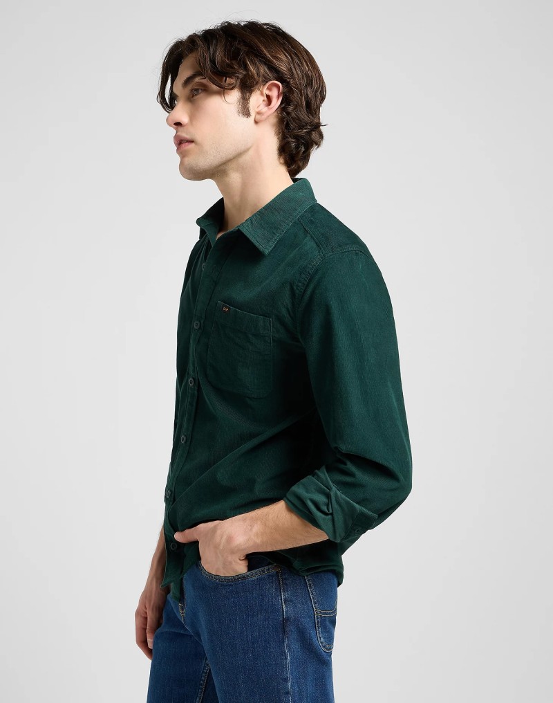 Lee Leesure Shirt Jade Forest