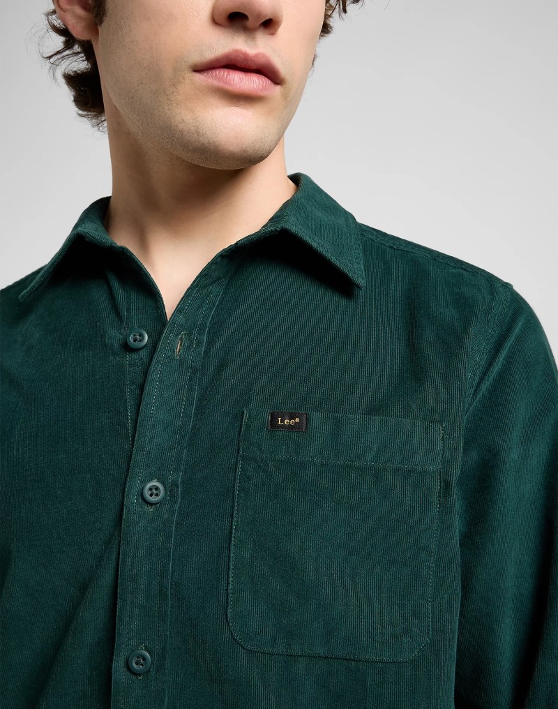 Lee Leesure Shirt Jade Forest