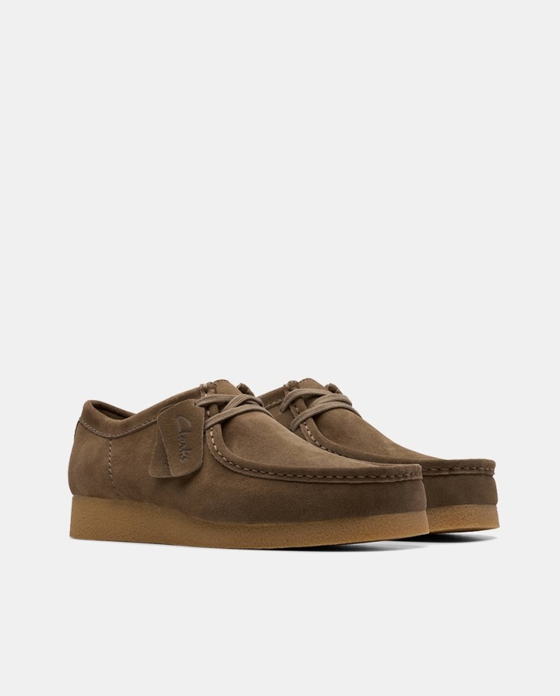 Clarks Wallabee Evo Dark Olive Suede