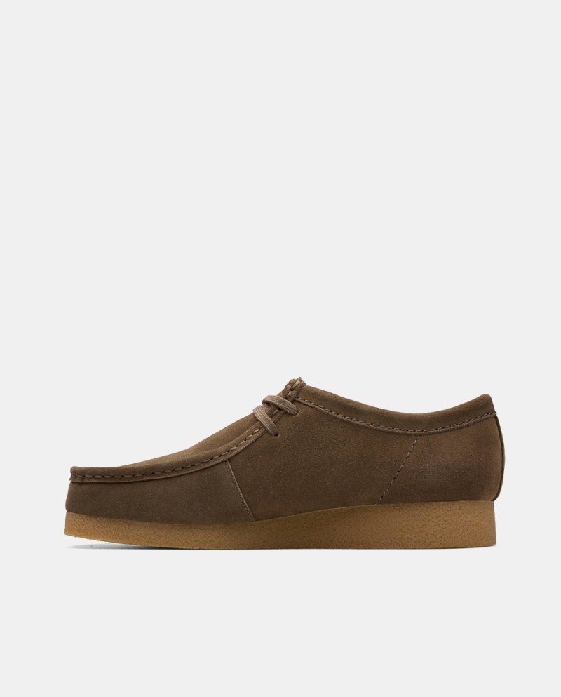 Clarks Wallabee Evo Dark Olive Suede