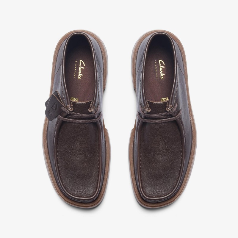 Clarks Torview Hi Brown Leather