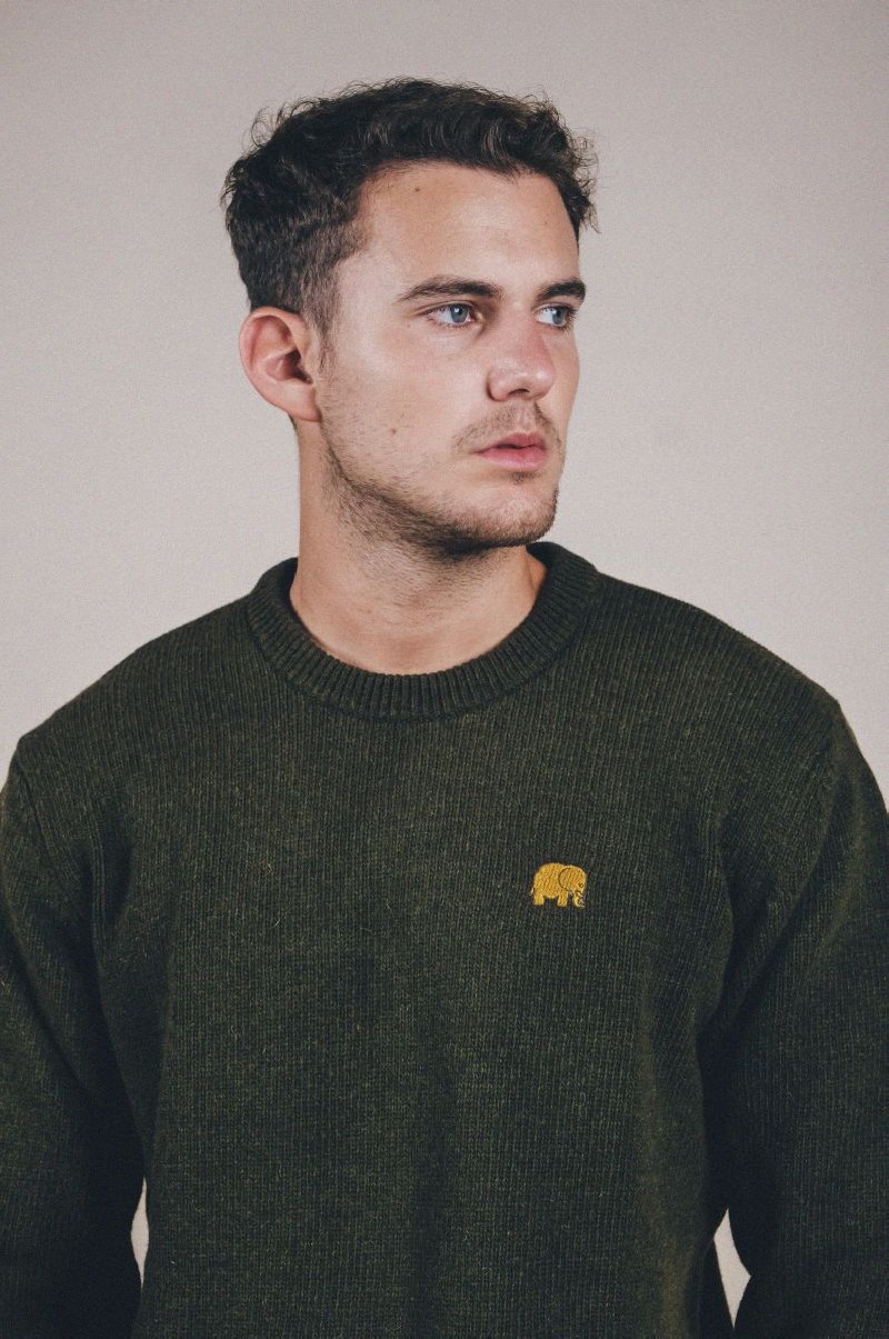 Trendsplant Sella Knit Sweater Ivy Green