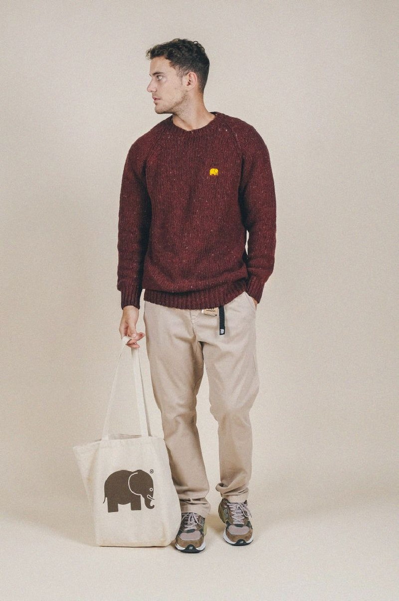 Trendsplant Maigmo Knit Sweater Syrah