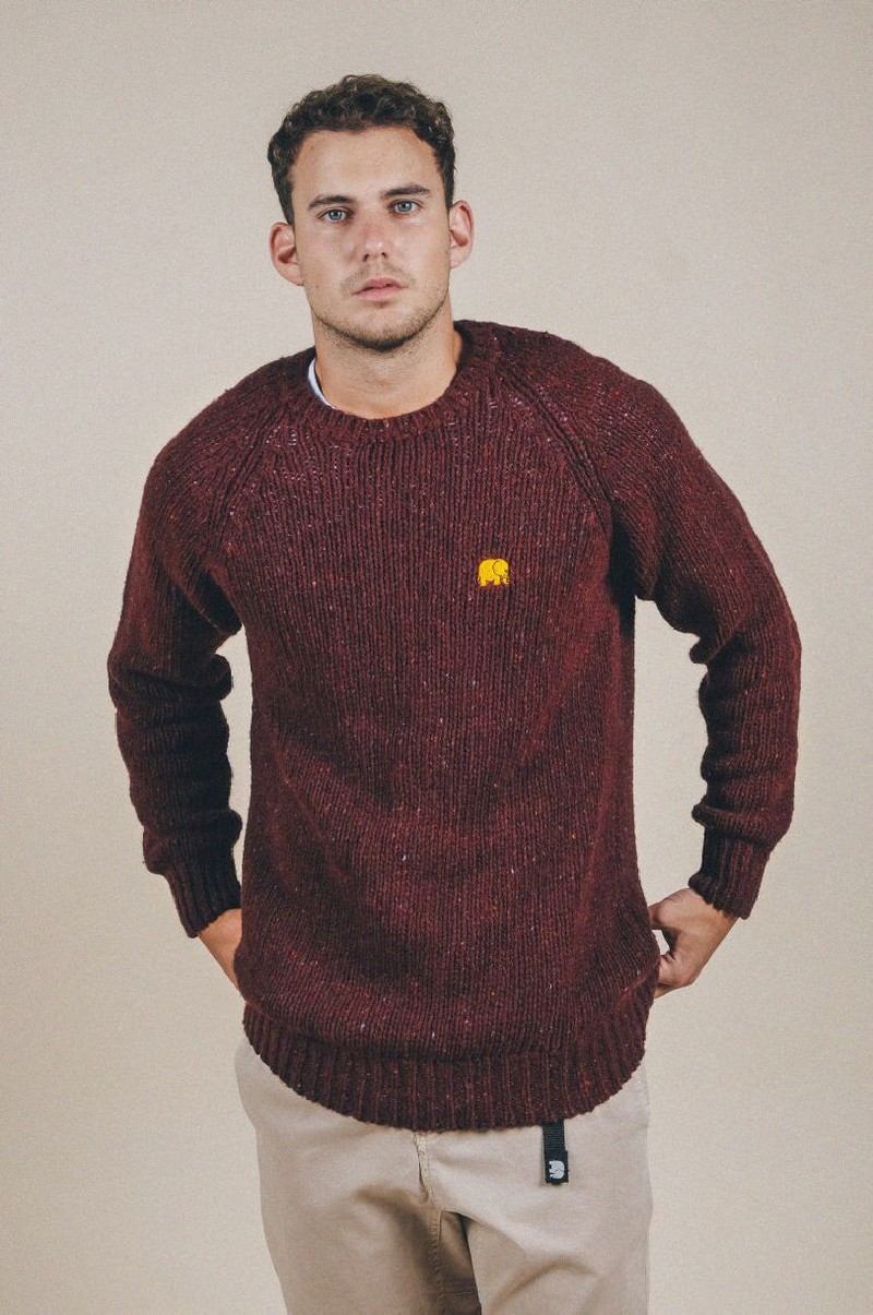 Trendsplant Maigmo Knit Sweater Syrah