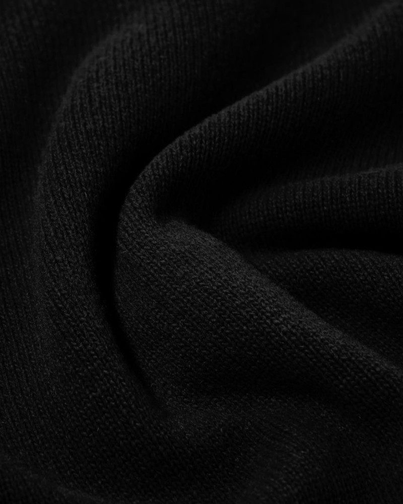 Edwin Mars Polo Cardigan Black