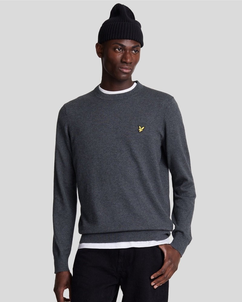 Lyle & Scott Cotton Merino Crew...