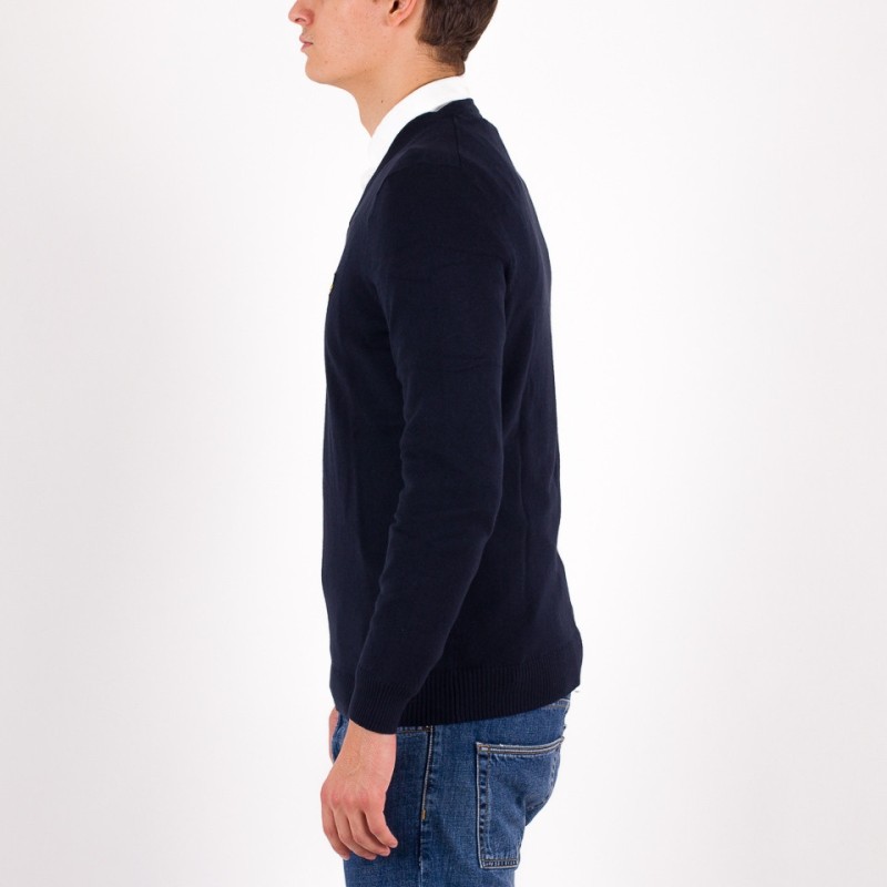 Lyle & Scott Cotton Merino V Neck...