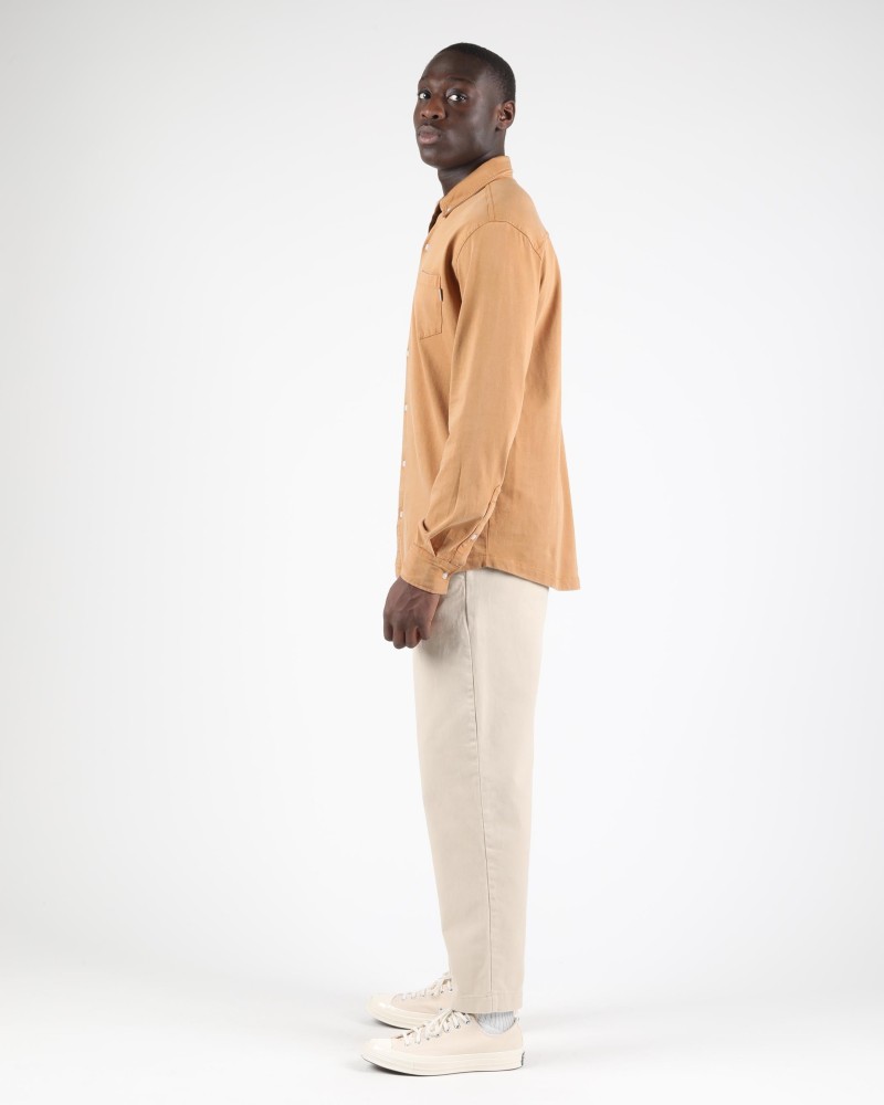 Wemoto Shaw Cotton Shirt Caramel