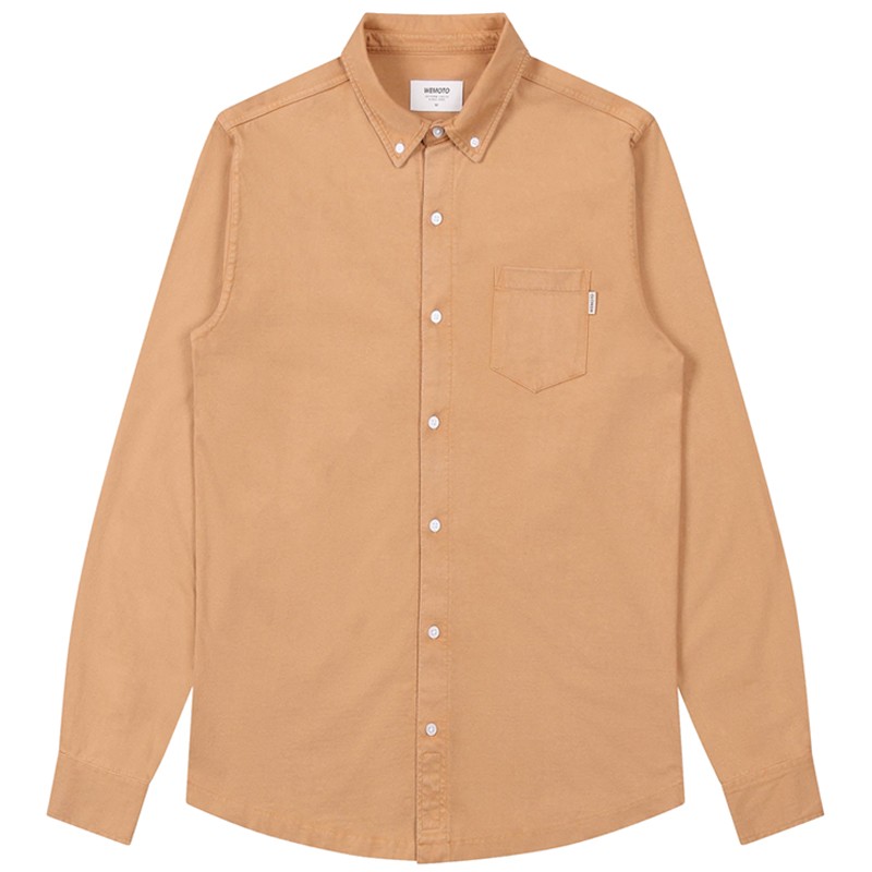 Wemoto Shaw Cotton Shirt Caramel