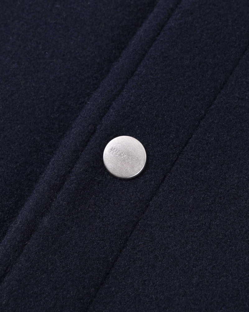 Wemoto Hall Fleece Coach Jacket Navy...