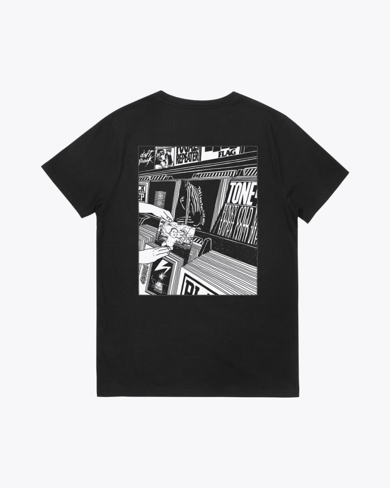 Wemoto Crate Printed Artwork Tee Black