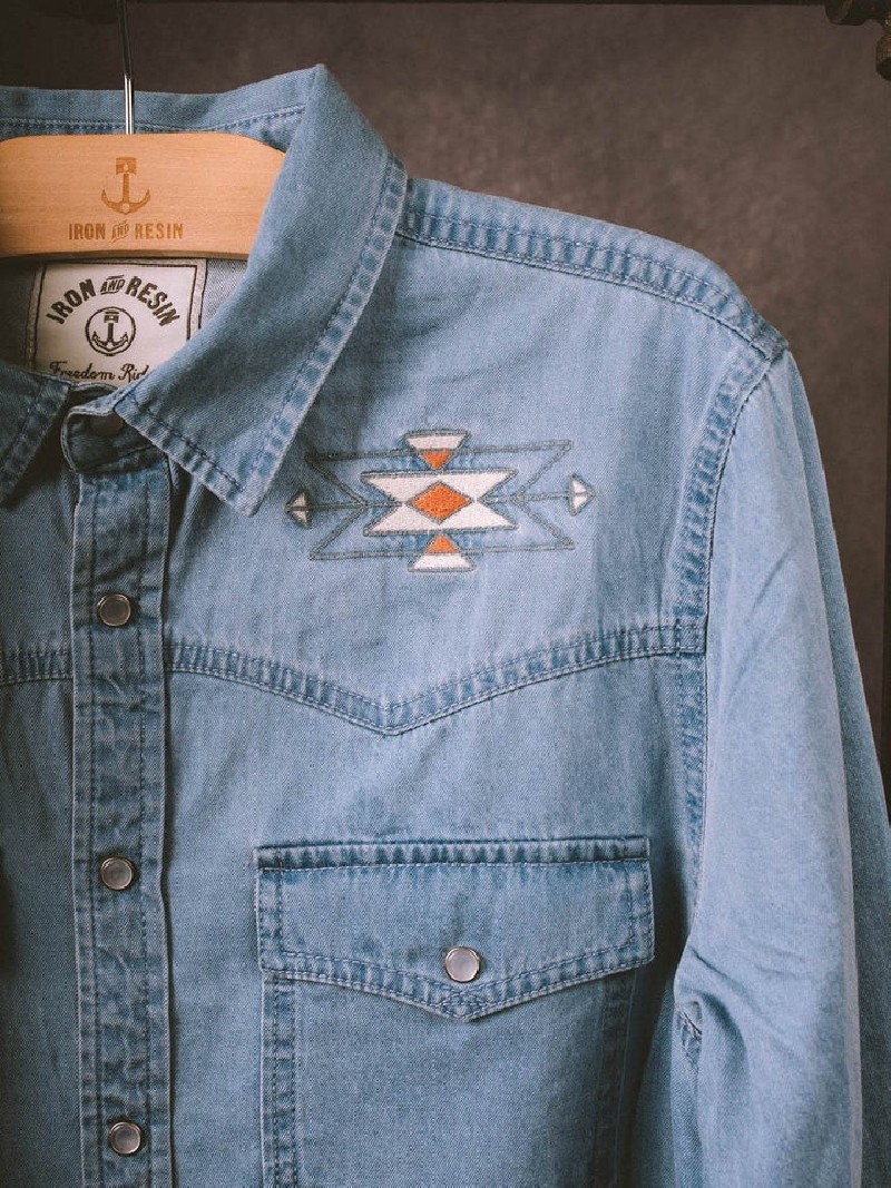 Iron & Resin Tonopah V2 Denim Shirt...