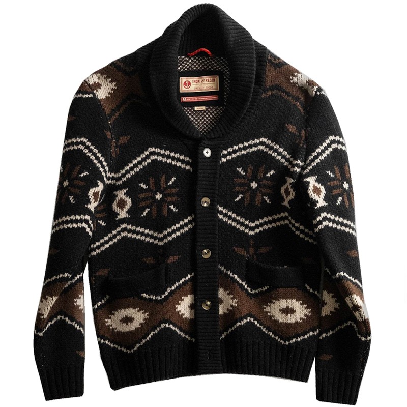 Iron & Resin Wincha Shawl Collar...