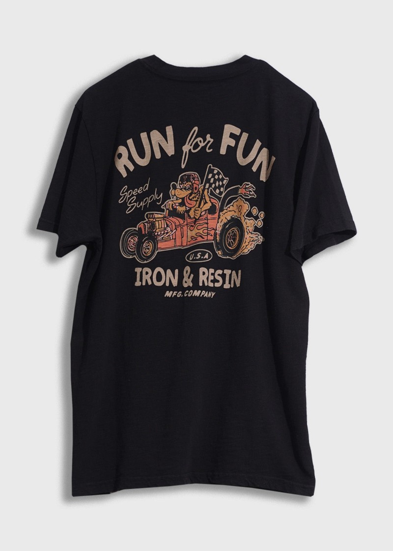 Iron & Resin Run For Fun Pocket Tee...