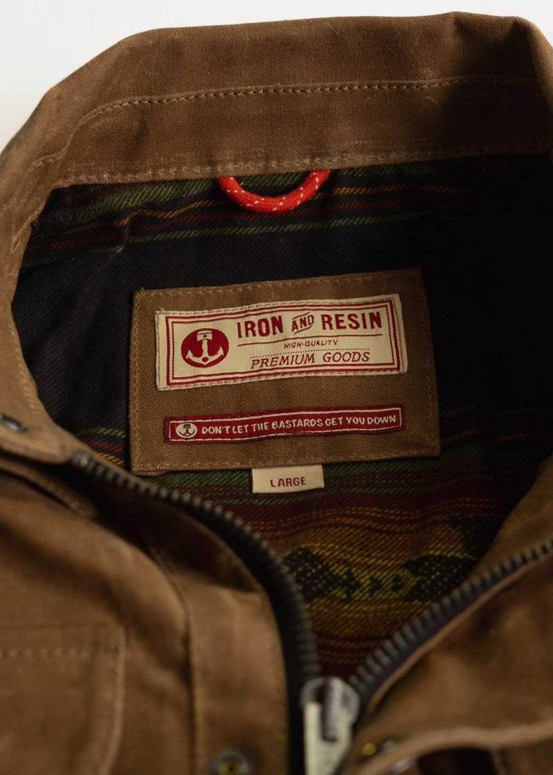Iron & Resin Cruiser Waxed Canvas...