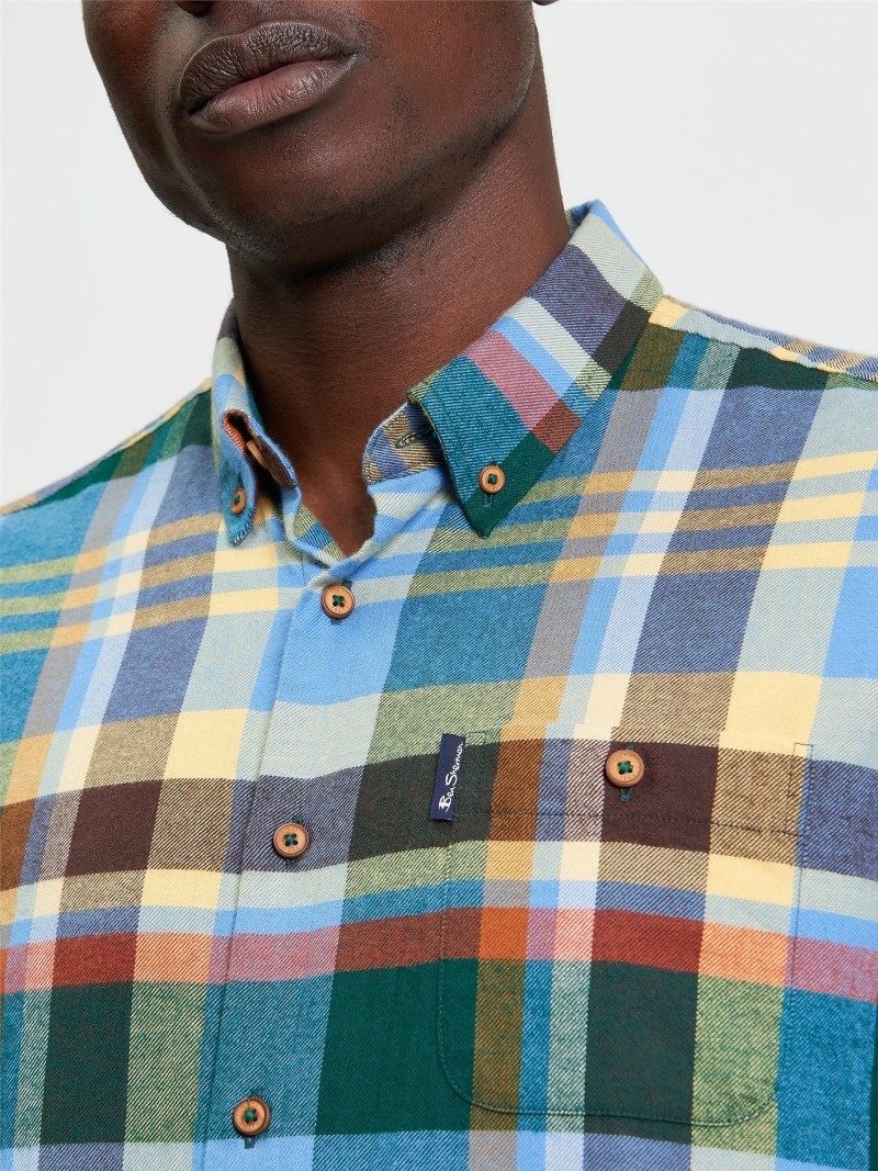 Ben Sherman Brushed Check Shirt...