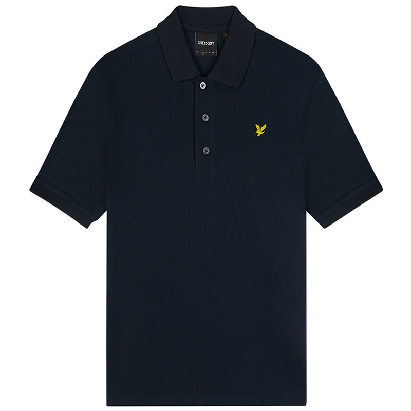 Lyle & Scott Plain Polo Dark Navy