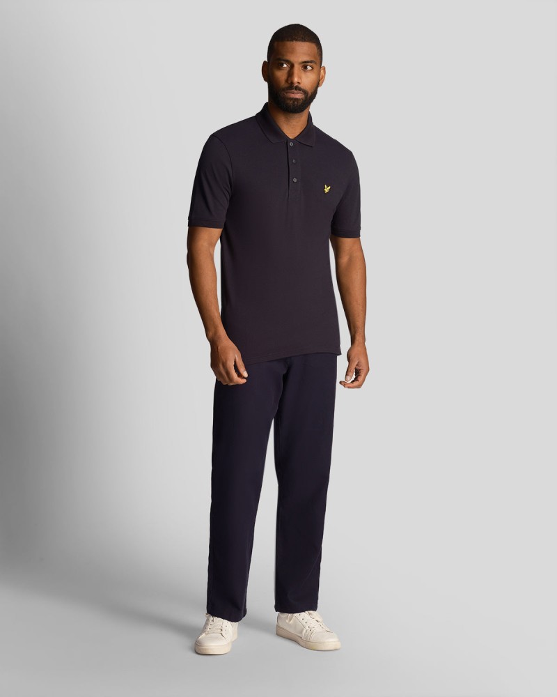 Lyle & Scott Plain Polo Dark Navy