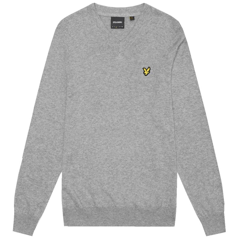 Lyle & Scott Cotton Merino V Neck...