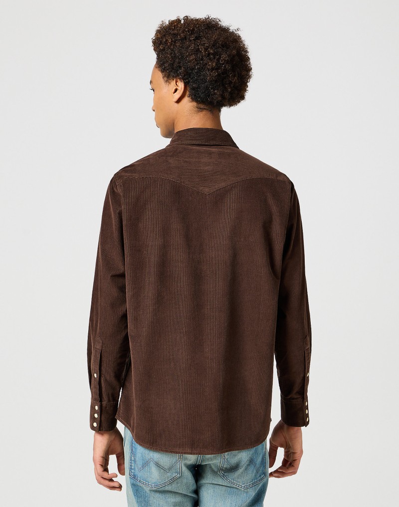 Wrangler Western Corduroy Shirt Mole