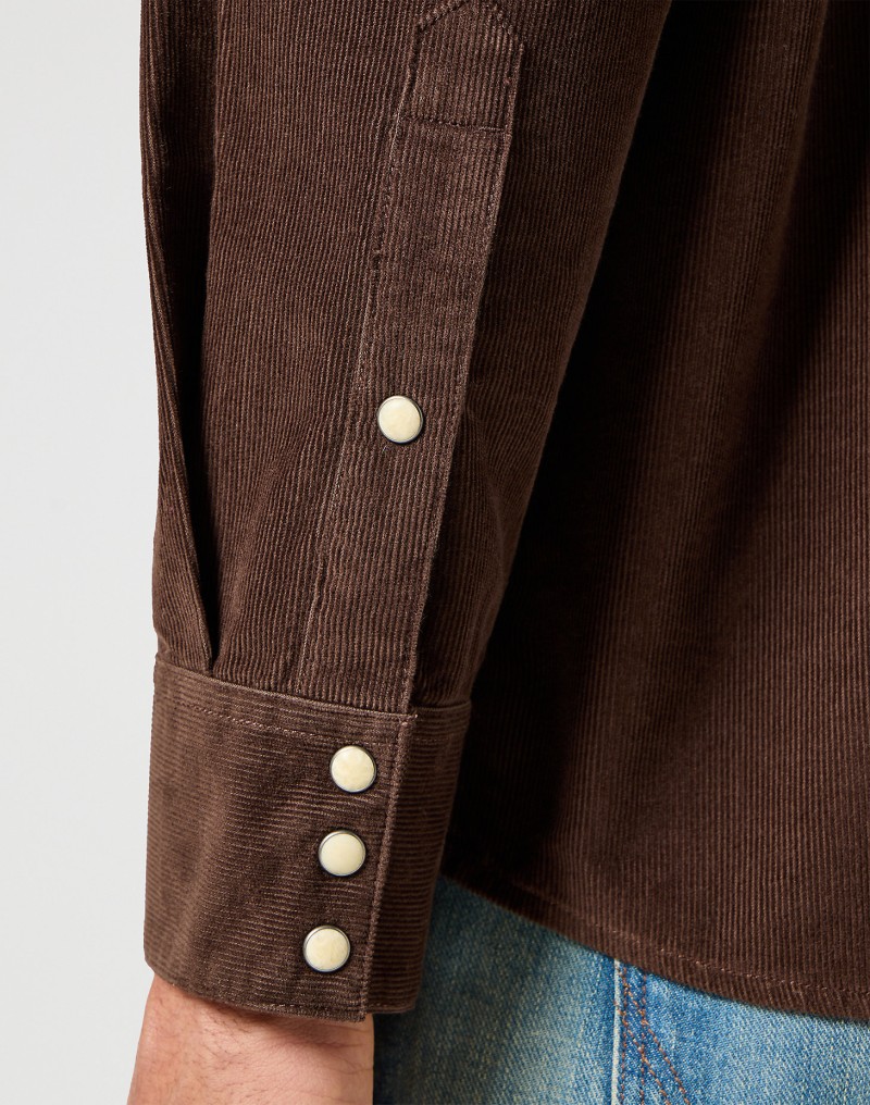 Wrangler Western Corduroy Shirt Mole