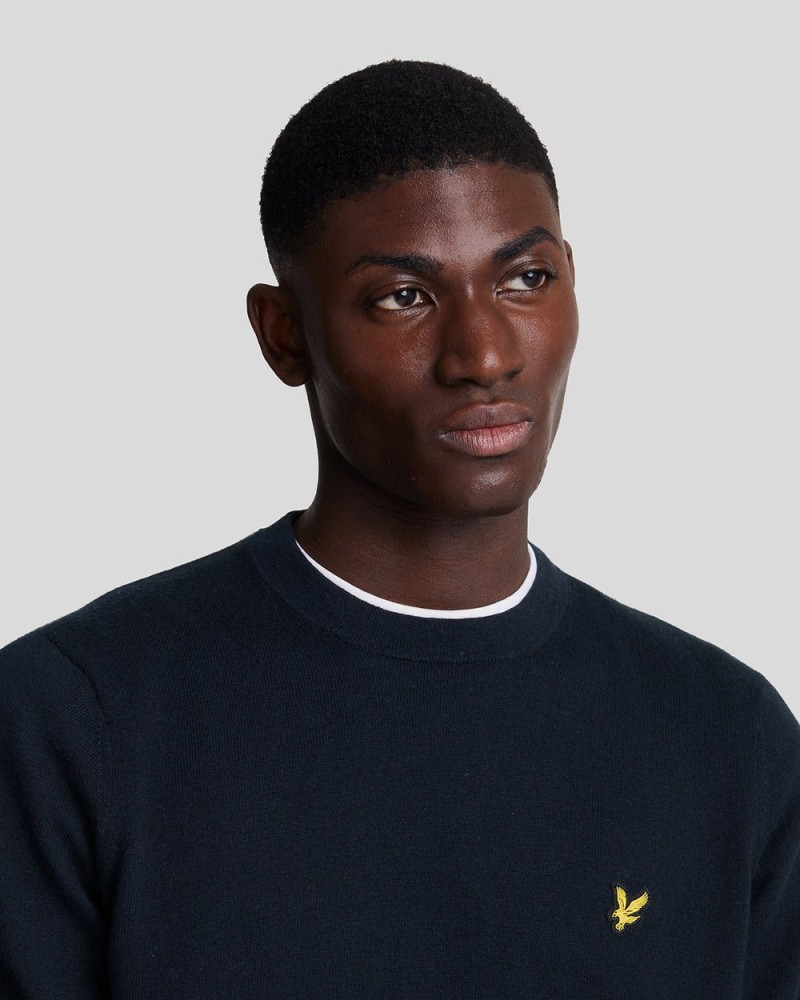 Lyle & Scott Cotton Merino Crew...
