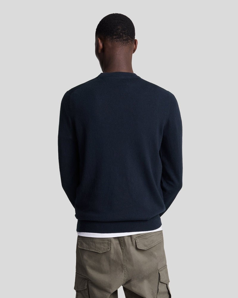 Lyle & Scott Cotton Merino Crew...