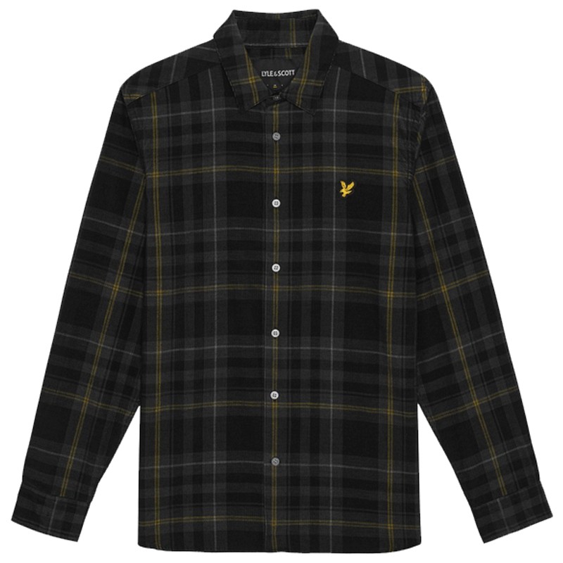 Lyle & Scott Tartan Corduroy Shirt...