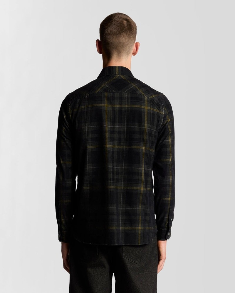 Lyle & Scott Tartan Corduroy Shirt...