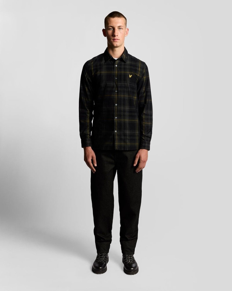 Lyle & Scott Tartan Corduroy Shirt...