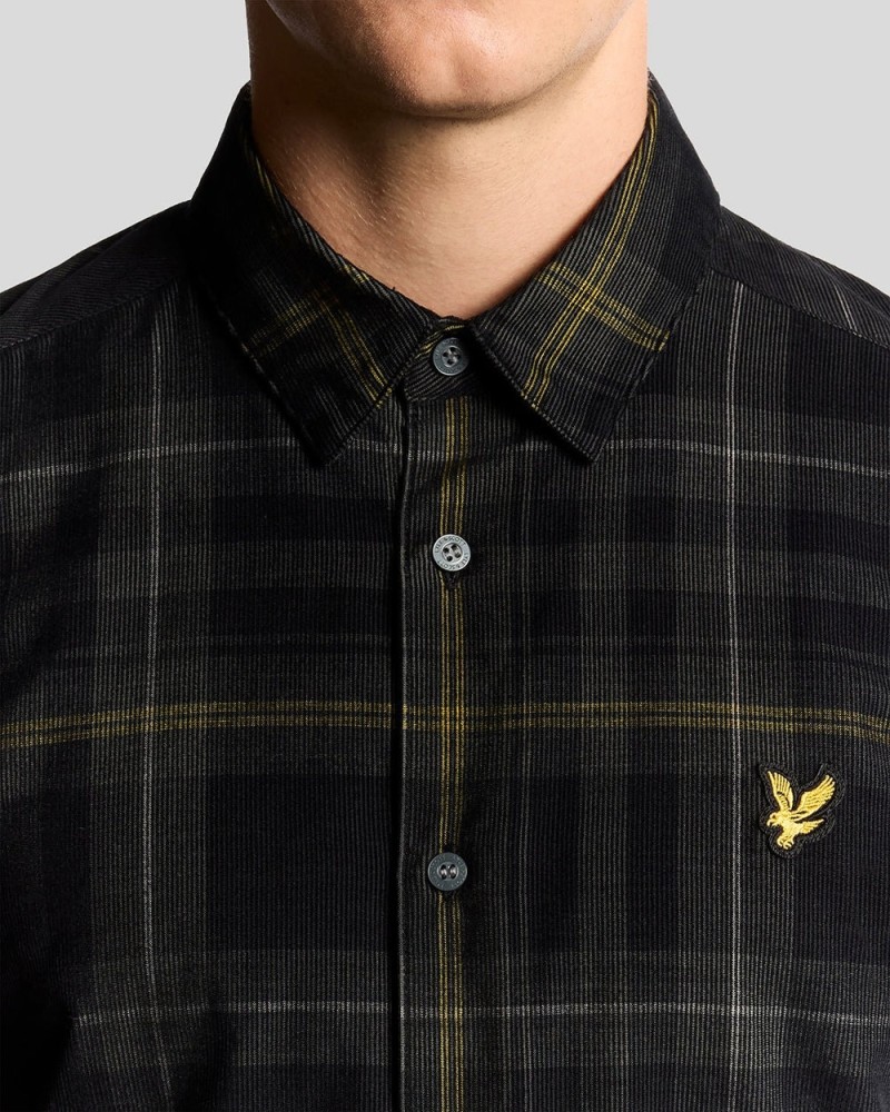 Lyle & Scott Tartan Corduroy Shirt...