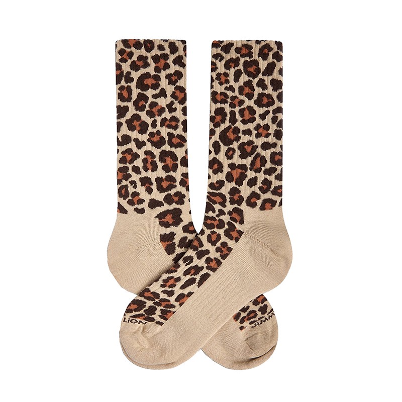 Jimmy Lion Athletic Leopard Print Socks
