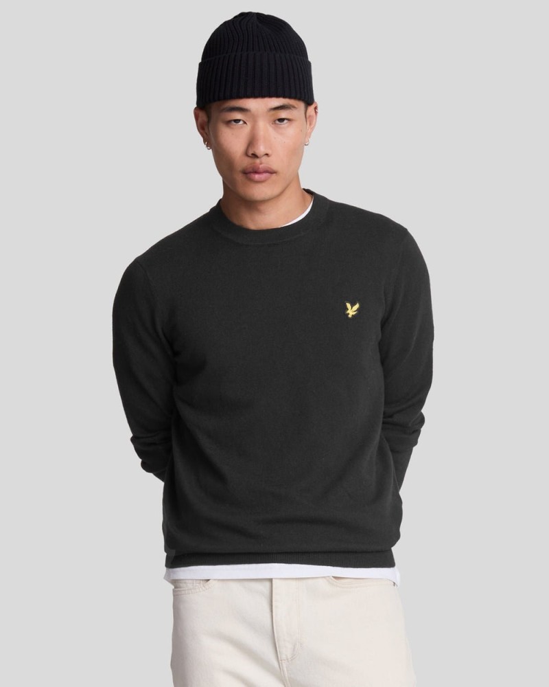 Lyle & Scott Cotton Merino Crew...