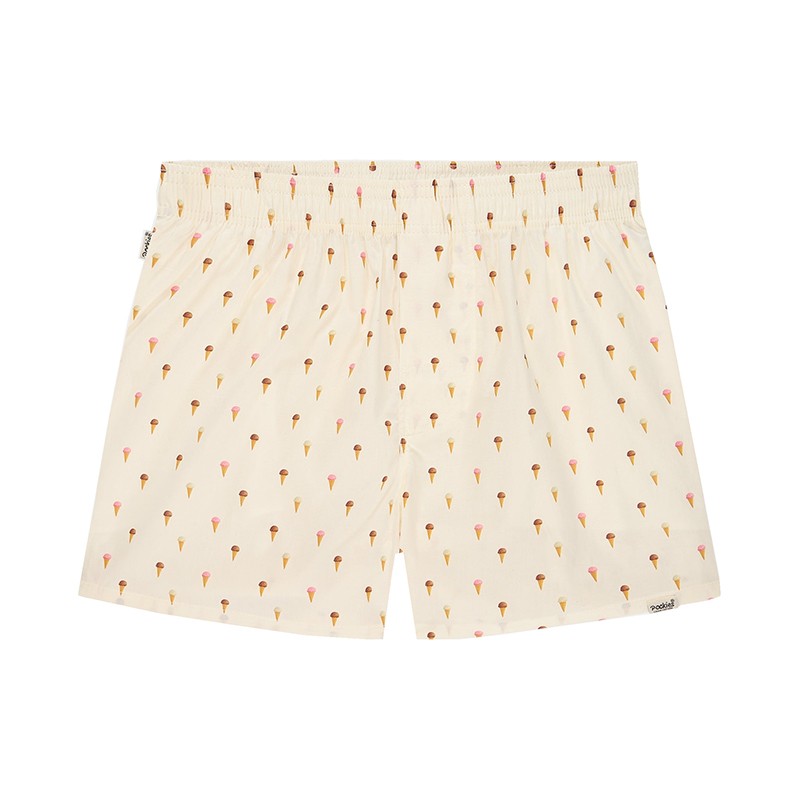 Pockies Icecream Boxer Shorts Offwhite