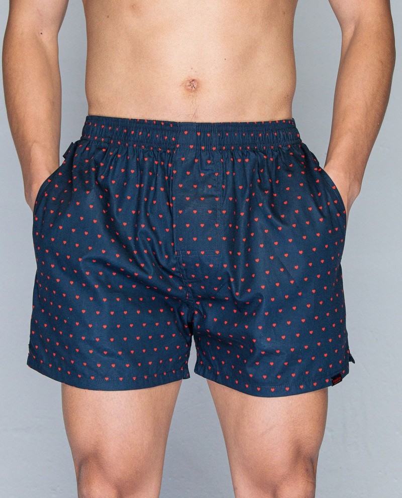 Pockies Navy Love Boxer Shorts Navy