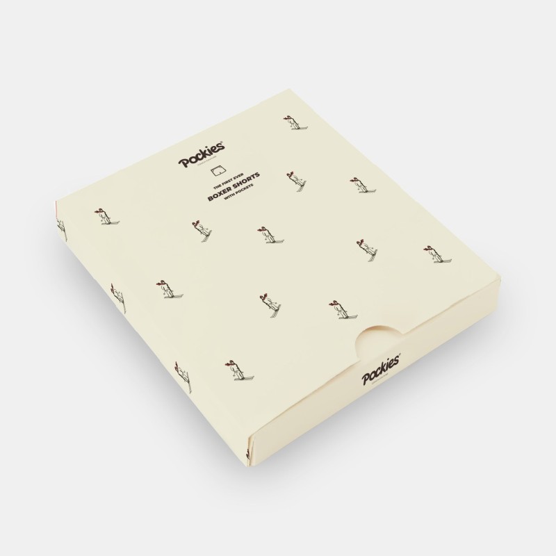 Pockies Ski Man Boxer Shorts Offwhite