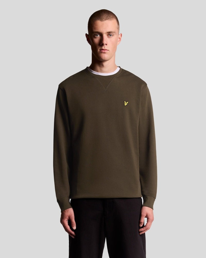 Lyle & Scott Sweatshirt Crewneck Olive
