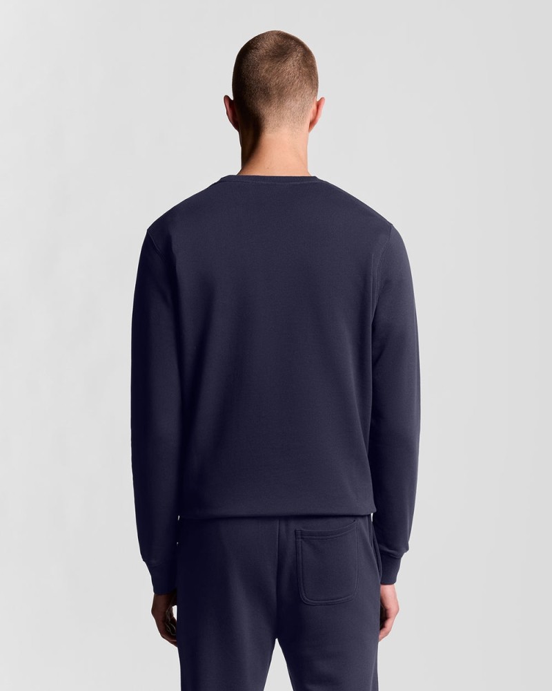 Lyle & Scott Sweatshirt Crewneck Navy