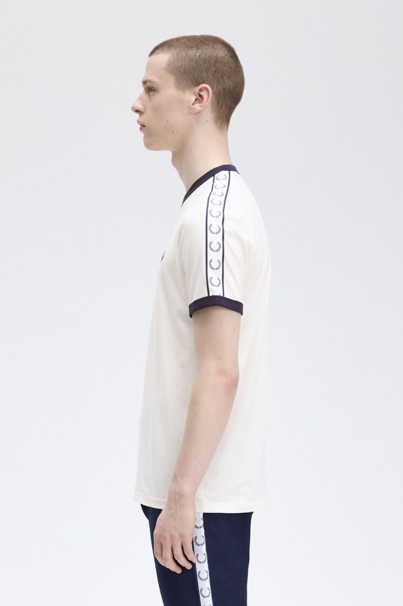 Fred Perry M4620 Taped Ringer Tee...