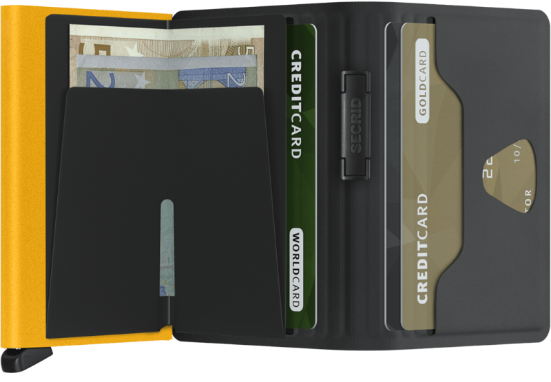 Secrid Band Wallet TPU Black/Ochre