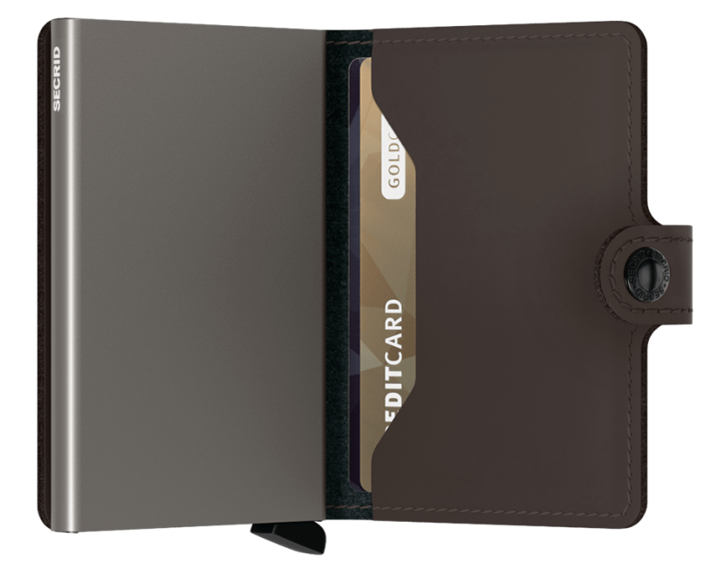 Secrid Mini Wallet Matte Truffle