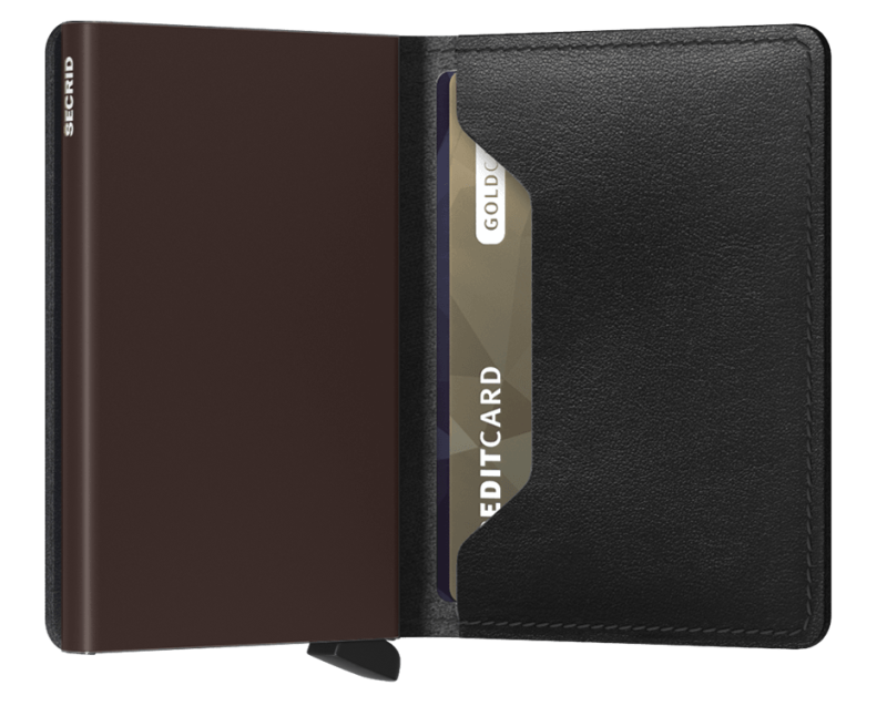 Secrid Slim Wallet Original Black/Brown